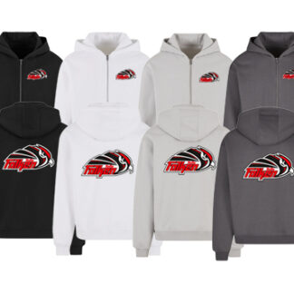 Oversized Zip Hoody NM013 LOGO